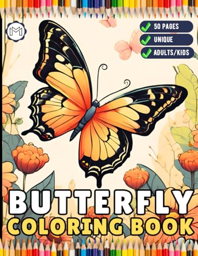 50 Pages Cute Butterfly and Flower Coloring Book Holiday Birthday Gift Present for Adults Kids Men Women Boys Girls Teens Beautiful Bold and Easy ... Floral Lover Coloring Activity Sheets 50 Pages Cute Butterfly and Flower Coloring Book Holiday Birthday Gift Present for Adults Kids Men Women Boys Girls Teens Beautiful Bold and Easy ... Floral Lover Coloring Activity Sheets von Independently published