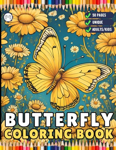 50 Pages Cute Butterfly and Flower Coloring Book Holiday Birthday Gift Present for Adults Kids Men Women Boys Girls Teens Beautiful Bold and Easy ... Floral Lover Coloring Activity Sheets 50 Pages Cute Butterfly and Flower Coloring Book Holiday Birthday Gift Present for Adults Kids Men Women Boys Girls Teens Beautiful Bold and Easy ... Floral Lover Coloring Activity Sheets von Independently published