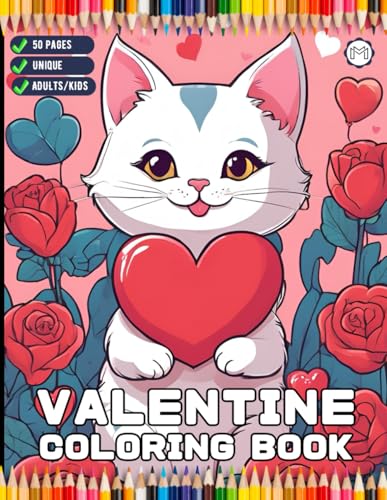 50 Pages Cute Cat Kitten Valentine Day Coloring Book Gift for Adults Kids Men Women Boys Girls Teens Youth Valentine's Day Coloring Sheets for ... Activity Pages Relaxation Holiday Birthday 50 Pages Cute Cat Kitten Valentine Day Coloring Book Gift for Adults Kids Men Women Boys Girls Teens Youth Valentine's Day Coloring Sheets for ... Activity Pages Relaxation Holiday Birthday von Independently published