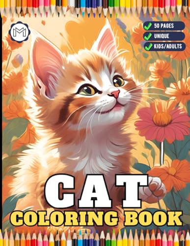 50 Pages Cute Cozy Cat Kitten Kitty Coloring Book Gift for Cat Lover Pet Owner Men Women Adults Kids Boys Girls Teens Bold and Easy Coloring Book Cats ... Cat Kitten Animal Coloring Activity Book 50 Pages Cute Cozy Cat Kitten Kitty Coloring Book Gift for Cat Lover Pet Owner Men Women Adults Kids Boys Girls Teens Bold and Easy Coloring Book Cats ... Cat Kitten Animal Coloring Activity Book von Independently published