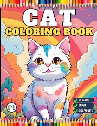 50 Pages Cute Cozy Cat Kitten Kitty Coloring Book Gift for Cat Lover Pet Owner Men Women Adults Kids Boys Girls Teens Funny Cat Kitten Animal Coloring ... Relief Relaxation Cat Coloring Book Sheets 50 Pages Cute Cozy Cat Kitten Kitty Coloring Book Gift for Cat Lover Pet Owner Men Women Adults Kids Boys Girls Teens Funny Cat Kitten Animal Coloring ... Relief Relaxation Cat Coloring Book Sheets von Independently published