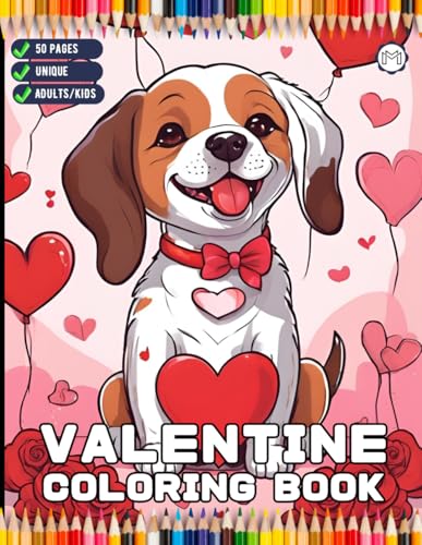 50 Pages Cute Dog Puppy Animal Valentine Day Coloring Book Gift for Adults Kids Men Women Boys Girls Teens Youth Valentine's Day Coloring Sheets for ... Activity Pages Relaxation Birthday Present 50 Pages Cute Dog Puppy Animal Valentine Day Coloring Book Gift for Adults Kids Men Women Boys Girls Teens Youth Valentine's Day Coloring Sheets for ... Activity Pages Relaxation Birthday Present von Independently published