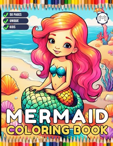 50 Pages Cute Easy Mermaid Coloring Book Gift for Kids Boys Girls Teens Mermaid Coloring Activity Book Adults Kids Relaxation Sea Creature Happy ... Mermaid Coloring Sheets for Children Students 50 Pages Cute Easy Mermaid Coloring Book Gift for Kids Boys Girls Teens Mermaid Coloring Activity Book Adults Kids Relaxation Sea Creature Happy ... Mermaid Coloring Sheets for Children Students