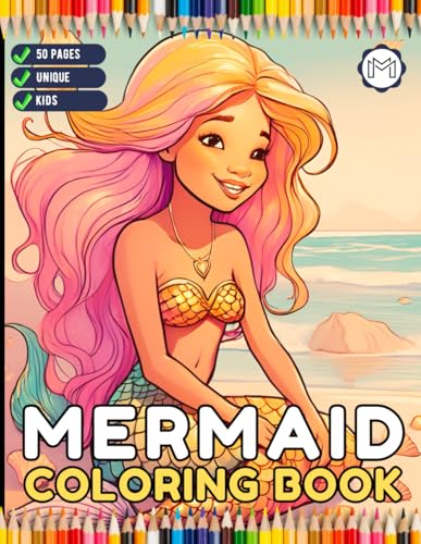 50 Pages Cute Easy Mermaid Coloring Book Gift for Kids Boys Girls Teens Mermaid Coloring Activity Book Adults Kids Relaxation Sea Creature Happy ... Mermaid Coloring Sheets for Children Students 50 Pages Cute Easy Mermaid Coloring Book Gift for Kids Boys Girls Teens Mermaid Coloring Activity Book Adults Kids Relaxation Sea Creature Happy ... Mermaid Coloring Sheets for Children Students
