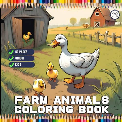 50 Pages Cute Farm Animals Coloring Book Gift for Kids Boys Girls Teens Children Youth Bold and Easy Farm Lover Coloring Activity Book for Kids Ages ... Animals Cow Sheep Coloring Sheets for Farmers 50 Pages Cute Farm Animals Coloring Book Gift for Kids Boys Girls Teens Children Youth Bold and Easy Farm Lover Coloring Activity Book for Kids Ages ... Animals Cow Sheep Coloring Sheets for Farmers von Independently published