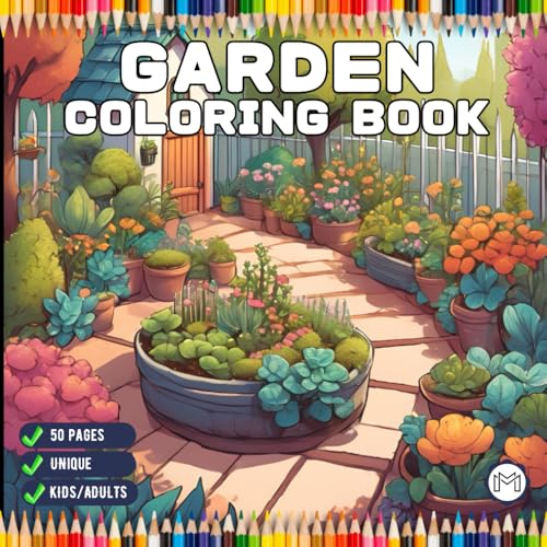 50 Pages Cute Kawaii Garden Coloring Book Gift for Adults Kids Men Women Boys Girls Teens Youth Cool Garden Coloring Sheets for Children Bold and Easy ... Relief Nature Lover Garden Coloring Book 50 Pages Cute Kawaii Garden Coloring Book Gift for Adults Kids Men Women Boys Girls Teens Youth Cool Garden Coloring Sheets for Children Bold and Easy ... Relief Nature Lover Garden Coloring Book von Independently published