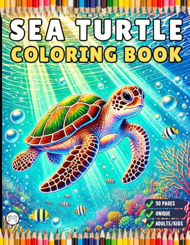 50 Pages Cute Sea Turtle Coloring Book Gift for Adults Kids Men Women Boys Girls Teens Youth Sea Life Ocean Creature Turtle Lover Coloring Activity ... Coloring Sheets for Holiday Birthday Present 50 Pages Cute Sea Turtle Coloring Book Gift for Adults Kids Men Women Boys Girls Teens Youth Sea Life Ocean Creature Turtle Lover Coloring Activity ... Coloring Sheets for Holiday Birthday Present von Independently published