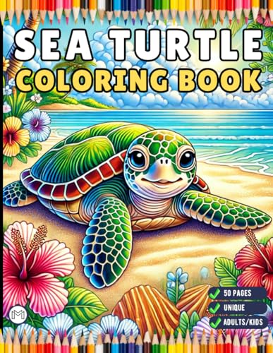 50 Pages Cute Sea Turtle Coloring Book Gift for Adults Kids Men Women Boys Girls Teens Youth Sea Life Ocean Creature Turtle Lover Coloring Activity ... Coloring Sheets for Holiday Birthday Present 50 Pages Cute Sea Turtle Coloring Book Gift for Adults Kids Men Women Boys Girls Teens Youth Sea Life Ocean Creature Turtle Lover Coloring Activity ... Coloring Sheets for Holiday Birthday Present von Independently published