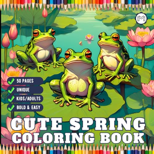 50 Pages Cute Spring Coloring Book Gift for Adults Men Women Kids Young Boys Girls Teens Youth Bold and Easy Spring Coloring Sheets for Children ... Activity Book Spring Scenes Coloring Book 50 Pages Cute Spring Coloring Book Gift for Adults Men Women Kids Young Boys Girls Teens Youth Bold and Easy Spring Coloring Sheets for Children ... Activity Book Spring Scenes Coloring Book von Independently published
