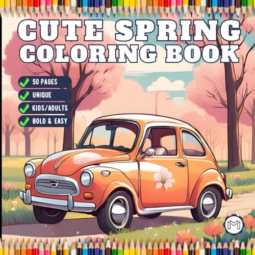 50 Pages Cute Spring Coloring Book Gift for Adults Men Women Kids Young Boys Girls Teens Youth Bold and Easy Spring Coloring Sheets for Children ... Activity Book Spring Scenes Coloring Book 50 Pages Cute Spring Coloring Book Gift for Adults Men Women Kids Young Boys Girls Teens Youth Bold and Easy Spring Coloring Sheets for Children ... Activity Book Spring Scenes Coloring Book von Independently published