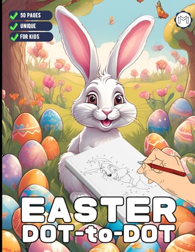 50 Pages Easter Bunny Rabbit and Eggs Dot to Dot Activity Coloring Book Gift for Kids Preschool Ages Boys Girls Teens Youth Bold and Easy Dot to Dot ... Dot to Dot Puzzle Activity Coloring Sheets 50 Pages Easter Bunny Rabbit and Eggs Dot to Dot Activity Coloring Book Gift for Kids Preschool Ages Boys Girls Teens Youth Bold and Easy Dot to Dot ... Dot to Dot Puzzle Activity Coloring Sheets von Independently published