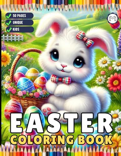 50 Pages Easter Coloring Book Gift for Kids Boys Girls Teens Youth Bold and Easy Easter Coloring Sheets for Children Stress Relief Easter Coloring ... Present Easter Eggs and Bunny Coloring Book 50 Pages Easter Coloring Book Gift for Kids Boys Girls Teens Youth Bold and Easy Easter Coloring Sheets for Children Stress Relief Easter Coloring ... Present Easter Eggs and Bunny Coloring Book von Independently published