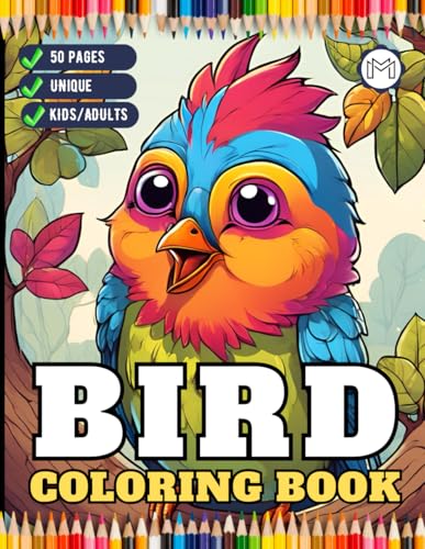 50 Pages Funny Bird Coloring Book Gift for Adults Kids Men Women Boys Girls Teens Children Seniors Cute Exotic Tropical Bird Easy Coloring Book for ... Coloring Sheets Stress Relief Relaxation 50 Pages Funny Bird Coloring Book Gift for Adults Kids Men Women Boys Girls Teens Children Seniors Cute Exotic Tropical Bird Easy Coloring Book for ... Coloring Sheets Stress Relief Relaxation von Independently published