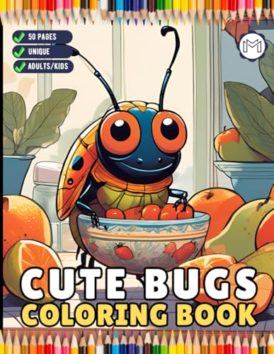 50 Pages Funny Cute Bugs and Insects Coloring Book for Adults Men Women Kids Boys Girls Toddlers Teens Stress Relief Relaxation Coloring Activity Book ... Sheets Bold and Easy Bugs Coloring Book 50 Pages Funny Cute Bugs and Insects Coloring Book for Adults Men Women Kids Boys Girls Toddlers Teens Stress Relief Relaxation Coloring Activity Book ... Sheets Bold and Easy Bugs Coloring Book von Independently published