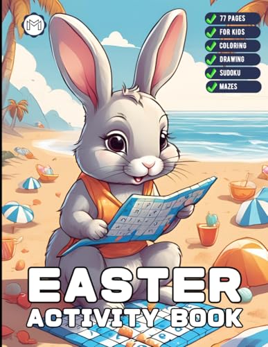 50 Pages Happy Easter Bunny Rabbit Activity Book Gift for Kids Preschool Ages Boys Girls Teens Youth Coloring Drawing Scissor Cutting Mazes Puzzles ... and Easy Easter Activities Worksheets Book 50 Pages Happy Easter Bunny Rabbit Activity Book Gift for Kids Preschool Ages Boys Girls Teens Youth Coloring Drawing Scissor Cutting Mazes Puzzles ... and Easy Easter Activities Worksheets Book von Independently published