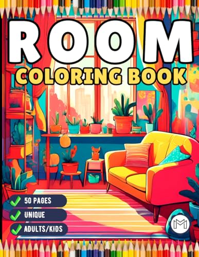 50 Pages Interior Design Cute Cozy Room Coloring Book Birthday Gift for Adults Kids Men Women Boys Girls Teens Stress Relief Relaxation House Home ... Sheets Isometric Room Coloring Activity Book 50 Pages Interior Design Cute Cozy Room Coloring Book Birthday Gift for Adults Kids Men Women Boys Girls Teens Stress Relief Relaxation House Home ... Sheets Isometric Room Coloring Activity Book von Independently published
