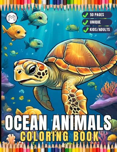 50 Pages Ocean Animals Cute Deep Sea Creatures Fish Coloring Book Gift for Adults Kids Boys Girls Teens Sea Life Fish Coloring Pages Marine Life Easy ... Cool Underwater Animals Coloring Book Present 50 Pages Ocean Animals Cute Deep Sea Creatures Fish Coloring Book Gift for Adults Kids Boys Girls Teens Sea Life Fish Coloring Pages Marine Life Easy ... Cool Underwater Animals Coloring Book Present von Independently published