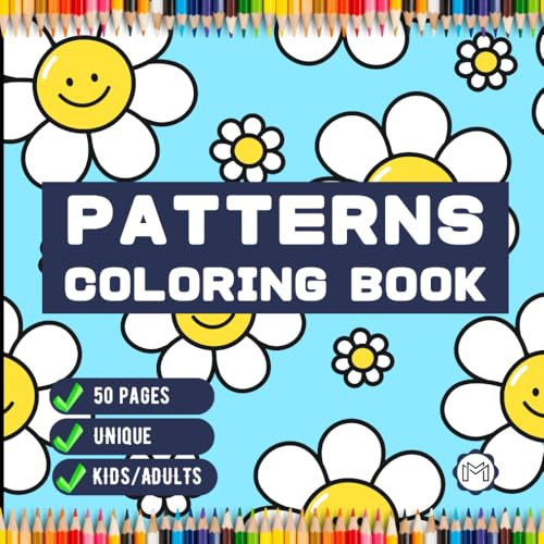 50 Pages Patterns Coloring Book Gift for Adults Men Women Kids Boys Girls Teens Youth Mindful Simple Pattern Shapes Coloring Activity Book for Stress ... Comfy Patterns Bold and Easy Coloring 50 Pages Patterns Coloring Book Gift for Adults Men Women Kids Boys Girls Teens Youth Mindful Simple Pattern Shapes Coloring Activity Book for Stress ... Comfy Patterns Bold and Easy Coloring von Independently published