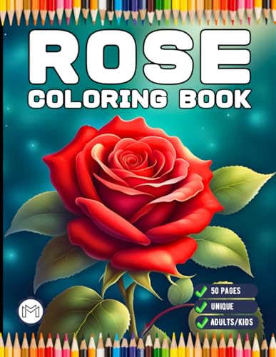 50 Pages Valentines Art Flowers Rose Coloring Book Gift for Adults Kids Men Women Boys Girls Teens Floral Coloring Pages for Children Youth Bold and ... Lovers Stress Relief Relaxation Coloring Book 50 Pages Valentines Art Flowers Rose Coloring Book Gift for Adults Kids Men Women Boys Girls Teens Floral Coloring Pages for Children Youth Bold and ... Lovers Stress Relief Relaxation Coloring Book von Independently published