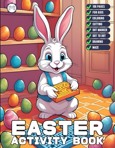 Bold and Easy Easter Activities Worksheets Book 50 Pages Happy Easter Bunny Rabbit Activity Book Gift for Kids Preschool Ages Boys Girls Teens Youth ... and Dot to Dot Activity Coloring Sheets Bold and Easy Easter Activities Worksheets Book 50 Pages Happy Easter Bunny Rabbit Activity Book Gift for Kids Preschool Ages Boys Girls Teens Youth ... and Dot to Dot Activity Coloring Sheets von Independently published