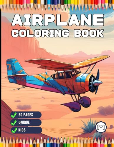 Cute Airplane Coloring Book Gift for Kids Boys Girls Teens Youth 50 Pages Plane Coloring Pages for Children Aircraft Lover Coloring Activity Sheets ... Flying Airplane Aviation Fan Coloring Book Cute Airplane Coloring Book Gift for Kids Boys Girls Teens Youth 50 Pages Plane Coloring Pages for Children Aircraft Lover Coloring Activity Sheets ... Flying Airplane Aviation Fan Coloring Book von Independently published