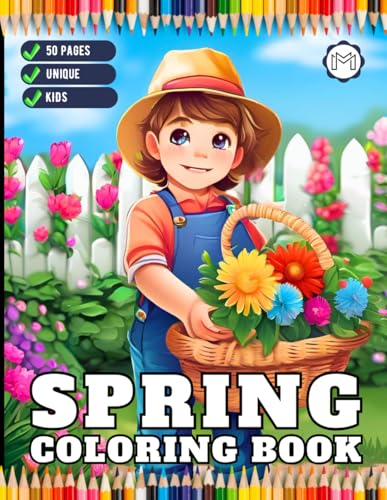 Cute Cozy Spring Coloring Book Gift for Kids Young Boys Girls Teens Youth Bold and Easy 50 Pages Hello Spring Coloring Sheets for Children Stress ... Book Spring Moments Scenes Coloring Book Cute Cozy Spring Coloring Book Gift for Kids Young Boys Girls Teens Youth Bold and Easy 50 Pages Hello Spring Coloring Sheets for Children Stress ... Book Spring Moments Scenes Coloring Book von Independently published