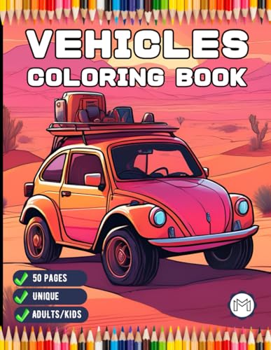 Cute Vehicles Cars Coloring Book Gift for Adults Kids Men Women Boys Girls Teens Youth 50 Pages Bold and Easy Vehicle Coloring Activity Sheets for ... Stress Relief Relaxation Coloring Book Cute Vehicles Cars Coloring Book Gift for Adults Kids Men Women Boys Girls Teens Youth 50 Pages Bold and Easy Vehicle Coloring Activity Sheets for ... Stress Relief Relaxation Coloring Book von Independently published