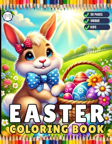 Easter Coloring Book Gift for Kids Boys Girls Teens Youth 50 Pages Bold and Easy Easter Coloring Sheets for Children Stress Relief Easter Coloring ... Present Easter Eggs and Bunny Coloring Book Easter Coloring Book Gift for Kids Boys Girls Teens Youth 50 Pages Bold and Easy Easter Coloring Sheets for Children Stress Relief Easter Coloring ... Present Easter Eggs and Bunny Coloring Book von Independently published