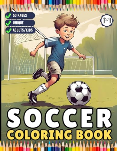 Easy and Bold Soccer Coloring Book 50 Pages Soccer Football Player Coloring Book Holiday Birthday Gift for Adults Kids Men Boys Teens Youth Soccer Fan ... Ball Field Player Coloring Book Present Easy and Bold Soccer Coloring Book 50 Pages Soccer Football Player Coloring Book Holiday Birthday Gift for Adults Kids Men Boys Teens Youth Soccer Fan ... Ball Field Player Coloring Book Present von Independently published