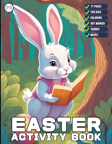Happy Easter Bunny Rabbit Activity Book Gift for Kids Preschool Ages Boys Girls Teens Youth 50 Pages Coloring Drawing Scissor Cutting Mazes Puzzles ... and Easy Easter Activities Worksheets Book Happy Easter Bunny Rabbit Activity Book Gift for Kids Preschool Ages Boys Girls Teens Youth 50 Pages Coloring Drawing Scissor Cutting Mazes Puzzles ... and Easy Easter Activities Worksheets Book von Independently published