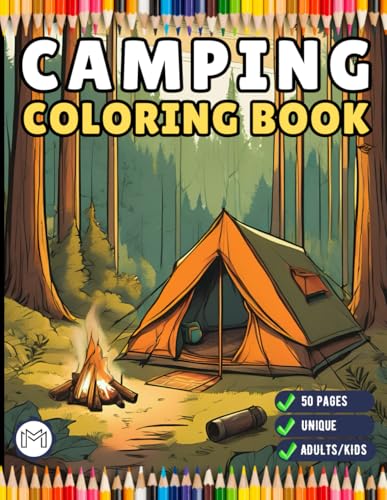 Summer Camp Campfire Landscape Coloring Book 50 Pages Camping Coloring Book Gift for Adults Kids Ages Men Women Boys Girls Teens Youth Holiday ... Outdoor Camping Activity Book for Children Summer Camp Campfire Landscape Coloring Book 50 Pages Camping Coloring Book Gift for Adults Kids Ages Men Women Boys Girls Teens Youth Holiday ... Outdoor Camping Activity Book for Children von Independently published