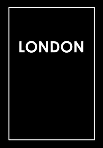 London: Coffee Table Book | Dekoratives Wohnaccessoire zum Ausschmücken von Regalen, Tischen, Fensterbänken und mehr! | Größe: L | Cover: Schwarz (Metropolen der Welt | L | Schwarz) von Independently published