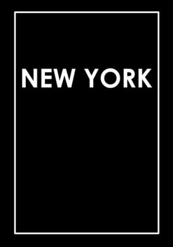 New York: Coffee Table Book | Dekoratives Wohnaccessoire zum Ausschmücken von Regalen, Tischen, Fensterbänken und mehr! | Größe: L | Cover: Schwarz (Metropolen der Welt | L | Schwarz) von Independently published