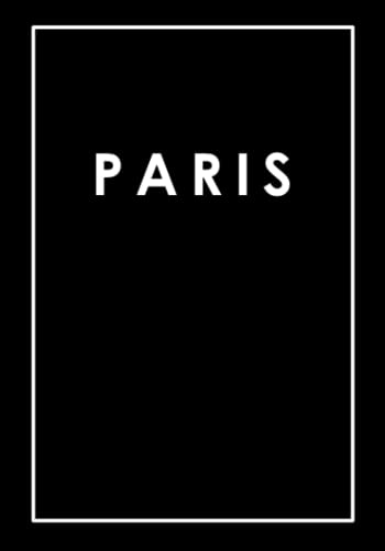 Paris: Coffee Table Book | Dekoratives Wohnaccessoire zum Ausschmücken von Regalen, Tischen, Fensterbänken und mehr! | Größe: L | Cover: Schwarz (Metropolen der Welt | L | Schwarz)