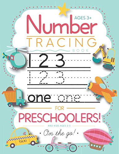 Number Tracing Book for Preschoolers and Kids Ages 3-5: Trace Numbers Practice Workbook for Pre K, Kindergarten and Kids Ages 3-5 (Math Activity Book) von Modern Kid Press