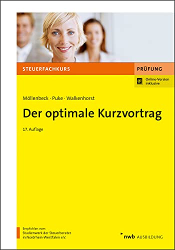 Der optimale Kurzvortrag (Steuerfachkurs) von NWB Verlag