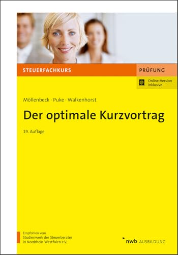 Der optimale Kurzvortrag (Steuerfachkurs) von NWB Verlag