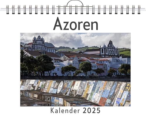 Azoren - (Wandkalender 2025, Kalender DIN A4 quer, Monatskalender im Querformat mit Kalendarium, das perfekte Geschenk) von FlipFlop