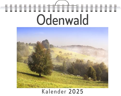 Odenwald - (Wandkalender 2025, Kalender DIN A4 quer, Monatskalender im Querformat mit Kalendarium, das perfekte Geschenk) von FlipFlop