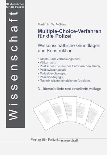 Multiple-Choice-Verfahren für die Polizei: Wissenschaftliche Grundlagen und Konstruktion (Die Blaue Reihe) von Verlag für Polizeiwissenschaft
