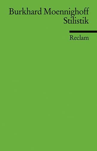 Stilistik (Reclams Universal-Bibliothek) von Reclam Philipp Jun.