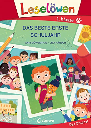 Leselöwen 1. Klasse - Das beste erste Schuljahr (Großbuchstabenausgabe): Das perfekte Geschenk zum Schulanfang und Lesenlernen - Erstlesebuch für Kinder ab 6 Jahren
