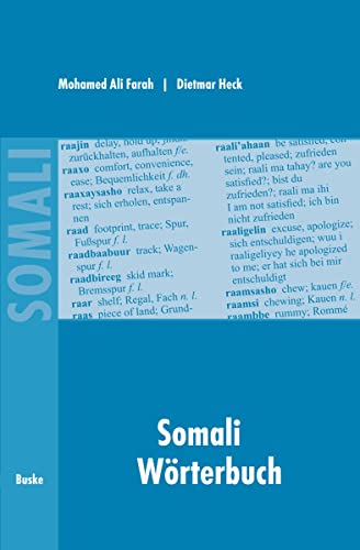 Somali Wörterbuch: Deutsch–Somali / Somali–Englisch–Deutsch von Buske Helmut Verlag GmbH