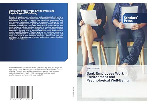 Bank Employees Work Environment and Psychological Well-Being von VDM Verlag