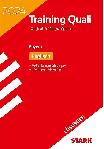 STARK Lösungen zu Training Abschlussprüfung Quali Mittelschule 2024 - Englisch 9. Klasse - Bayern von Stark Verlag GmbH