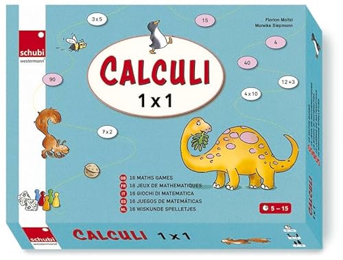 Calculi: 1x1, Times tables, 16 Math games, Multiplication, Division, from 7 years, practice, repeat (Mathematik Spiel- und Übungsmaterial) von Westermann Lernwelten GmbH