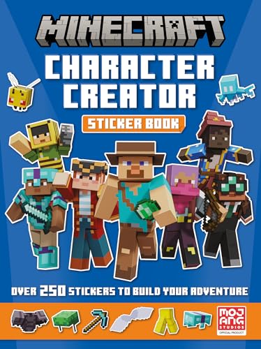 Minecraft Character Creator Sticker Book: A brand-new official sticker book adventure full of fun customisation for kids who love gaming.