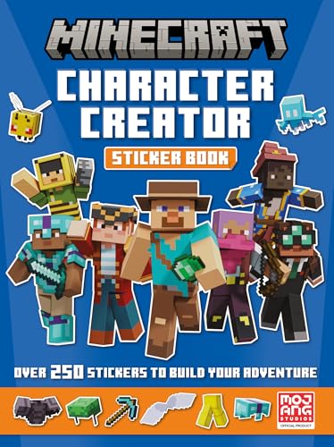 Minecraft Character Creator Sticker Book: A brand-new official sticker book adventure full of fun customisation for kids who love gaming. Minecraft Character Creator Sticker Book: A brand-new official sticker book adventure full of fun customisation for kids who love gaming.