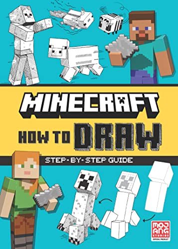 Minecraft How to Draw: An official Minecraft drawing book, fully illustrated with spaces to draw on the page – perfect for arty kids and gamers, new for 2023 von Farshore
