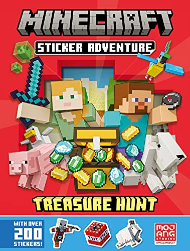 Minecraft Sticker Adventure: Treasure Hunt: A brand-new official sticker book containing hours of fun for kids von Farshore